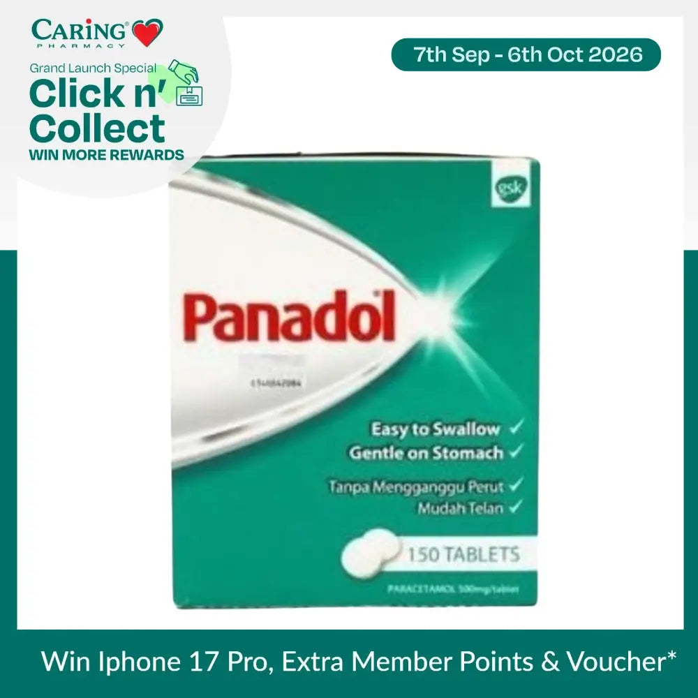 PANADOL COATED 500MG TAB 10SX15
