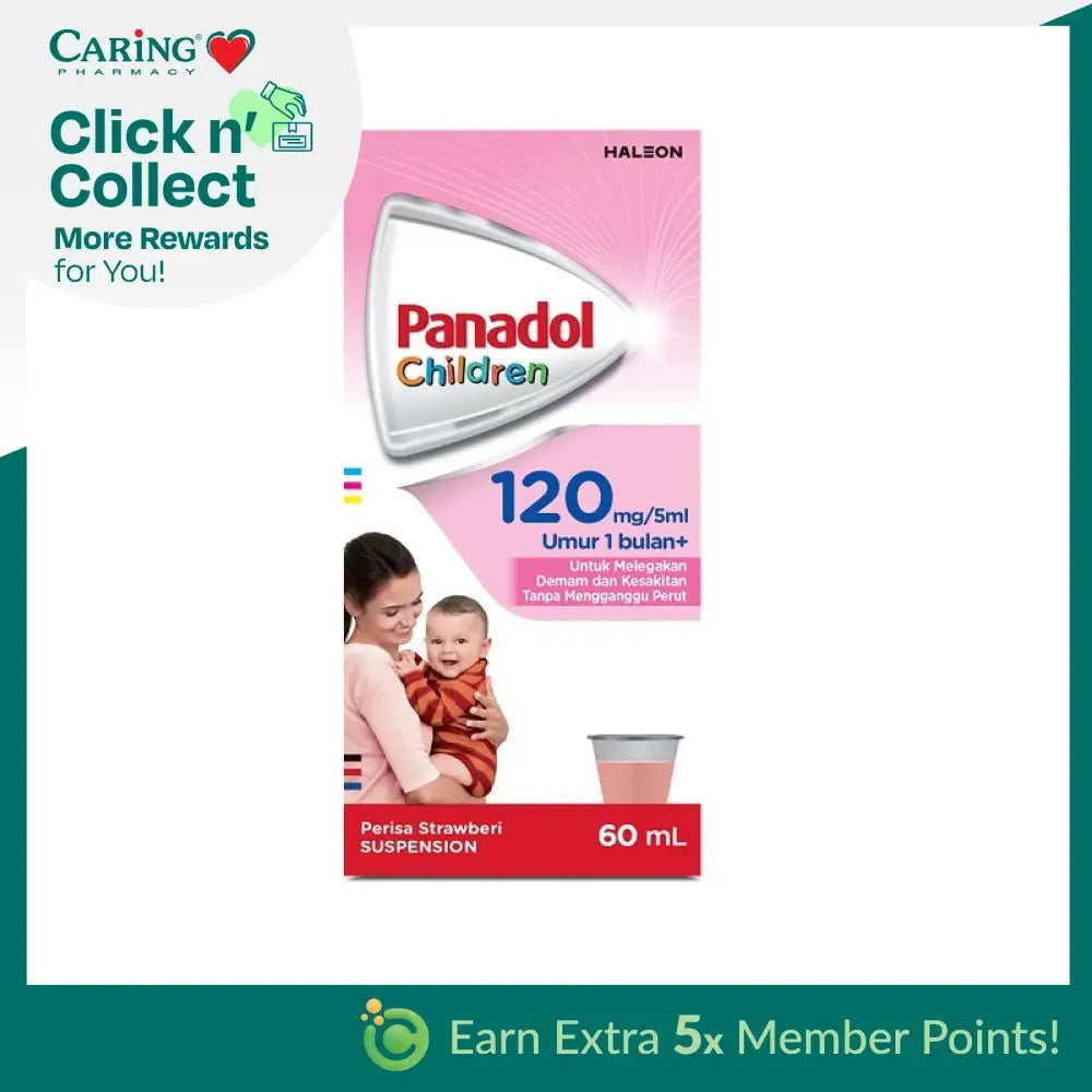 PANADOL SUSPENSION 120MG/5ML 60ML