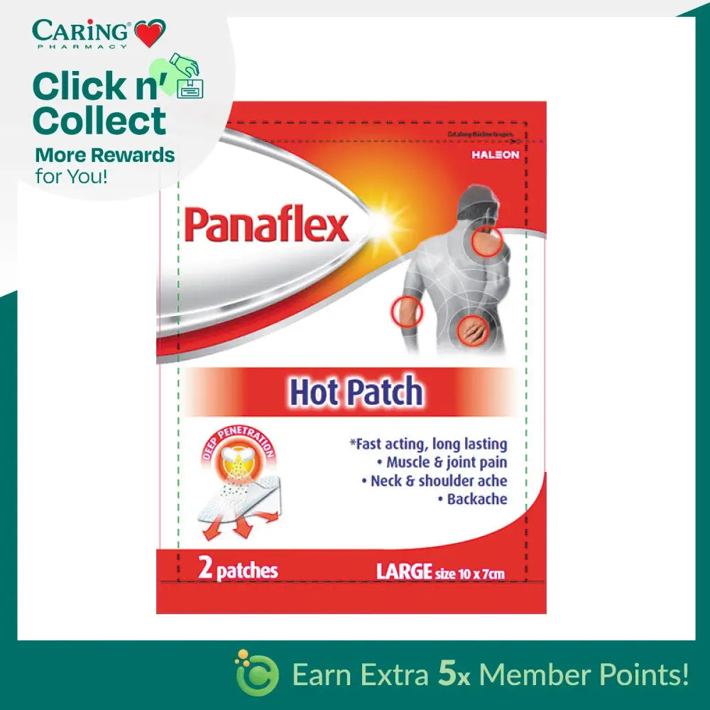 PANAFLEX HOT PATCH LARGE 2S