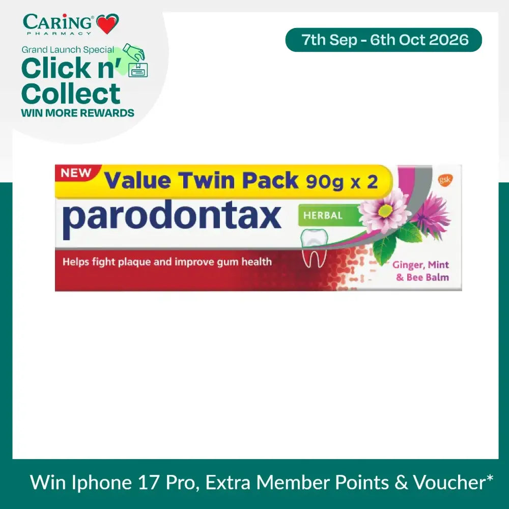 PARODONTAX DAILY FLUORIDE HERBAL TOOTHPASTE 90G 2S