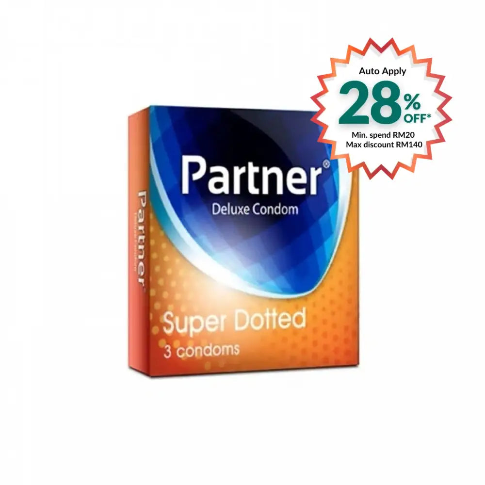 PARTNER SUPER DOTTED CONDOM 3S
