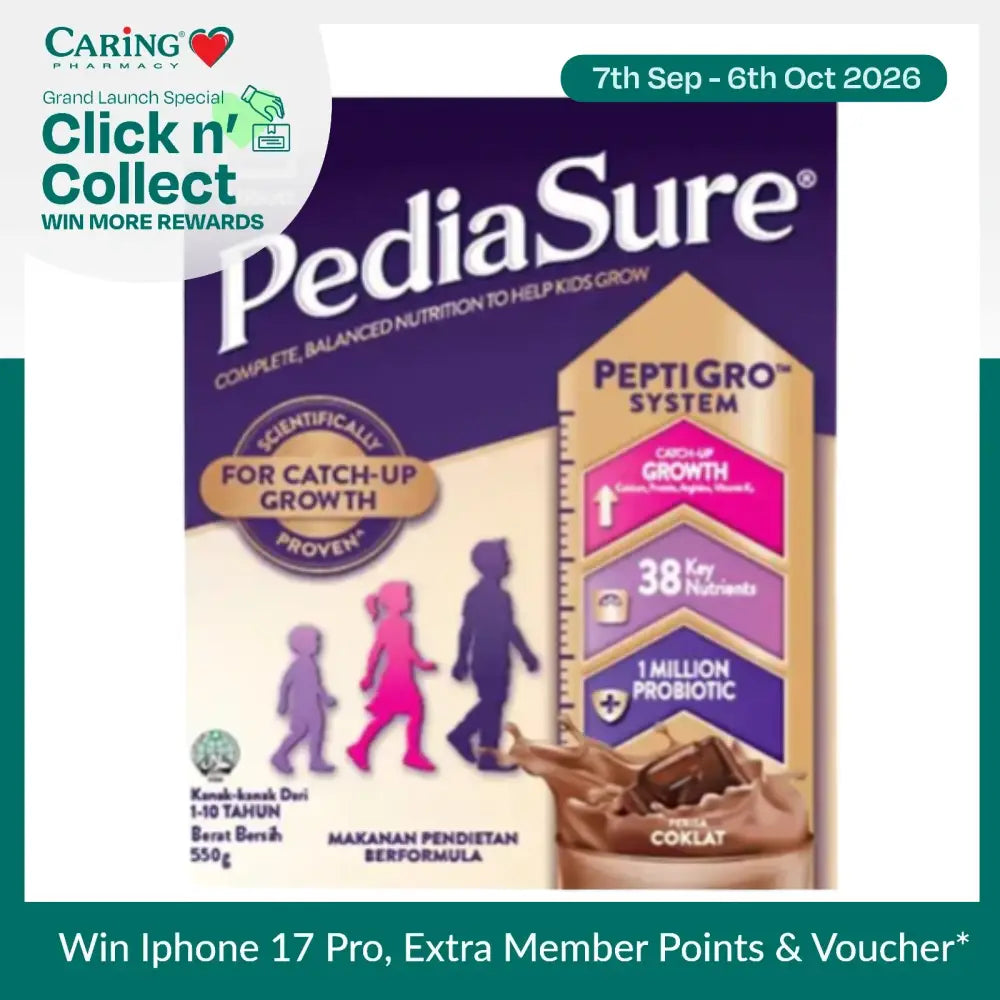 PEDIASURE 10+ CHOCOLATE BIB 550G