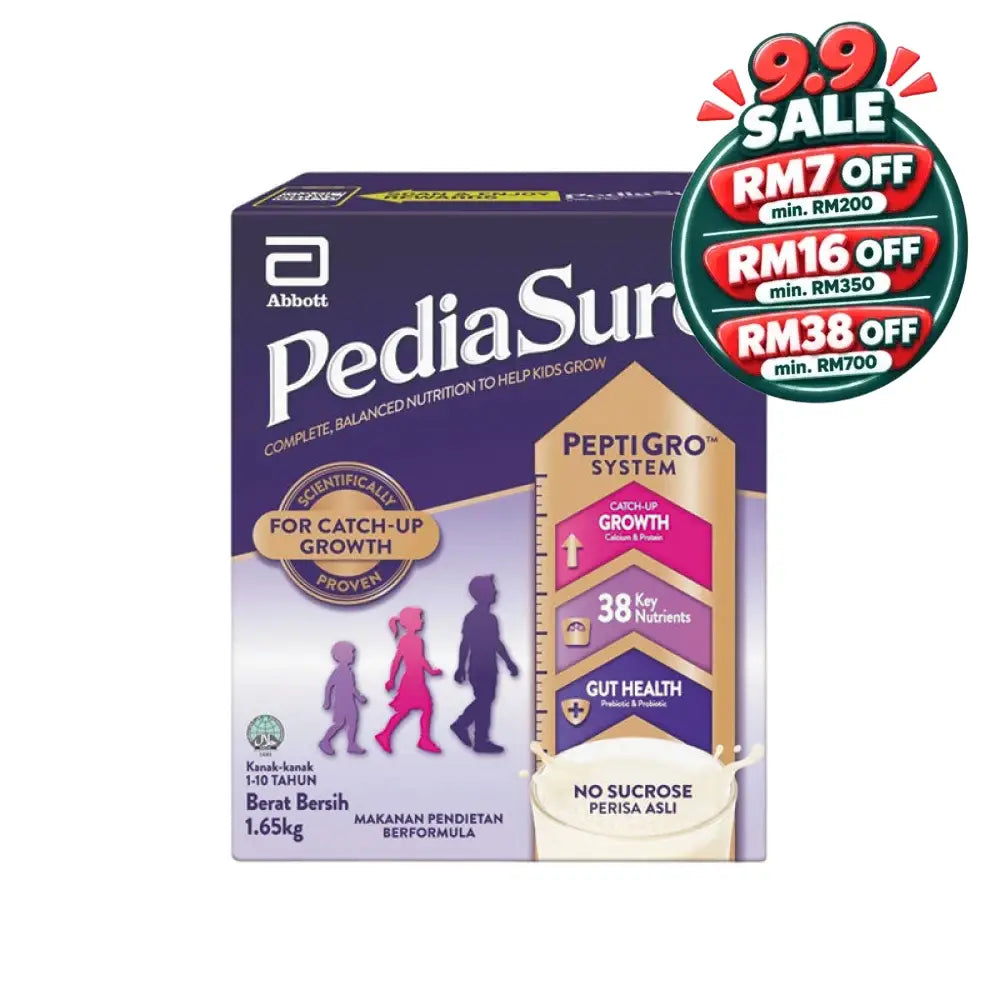 PEDIASURE PEPTIGRO PLAIN BIB 1.65KG