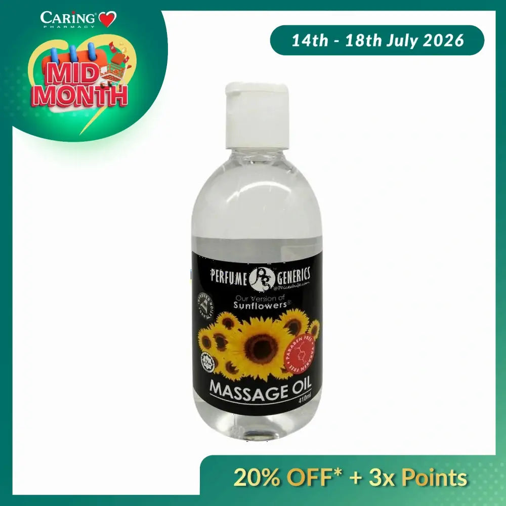 PERFUME SUNFLOWERS MASSAGE OIL 410ML