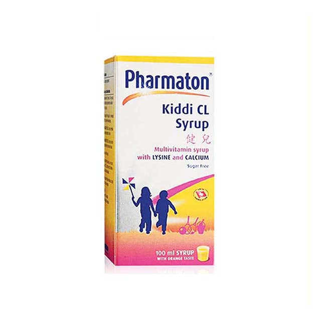 Pharmaton Kiddi Pharmaton syrup for kids in a 100 ml bottle, ideal for boosting health and immunity