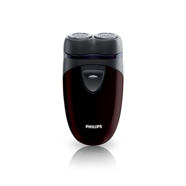 Philips electric shaver for travel with compact design and dual heads for efficient shaving