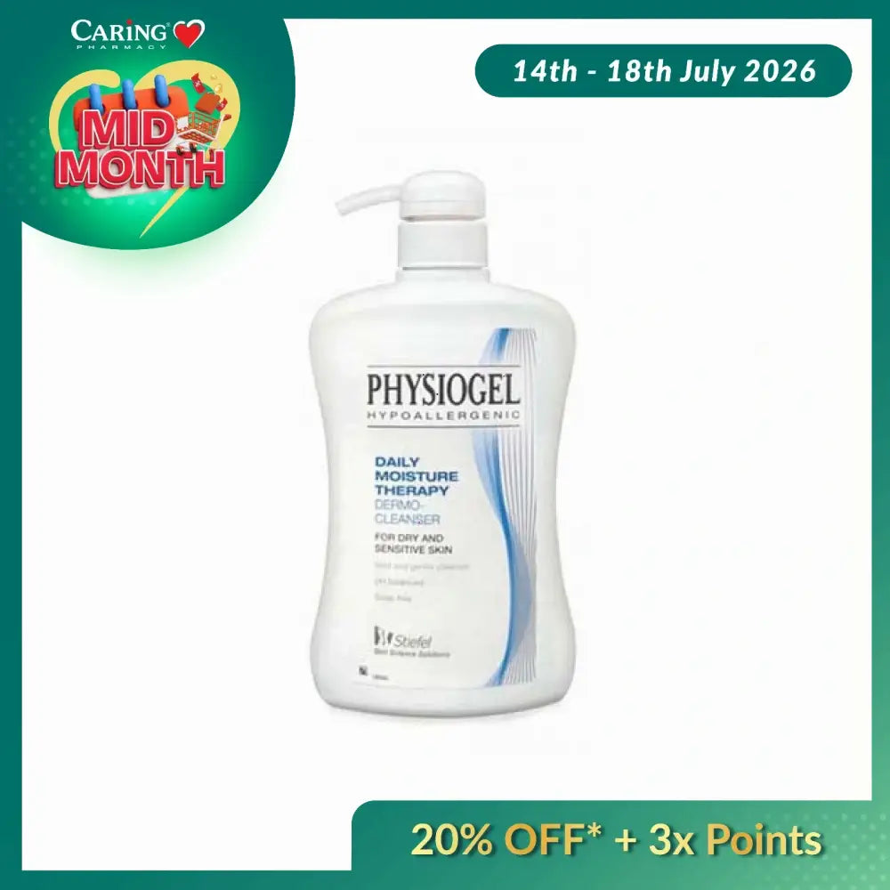 PHYSIOGEL DAILY MOISTURE THERAPY CLEANSER 500ML