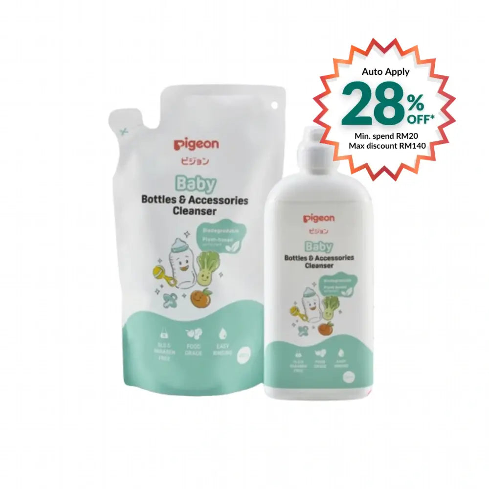 PIGEON BABY BOTTLES & ACCESSORIES CLEANSER 500+450ML 79812