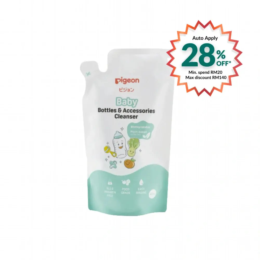 PIGEON BABY BOTTLES & ACCESSORIES CLEANSER REFILL 450ML 79812