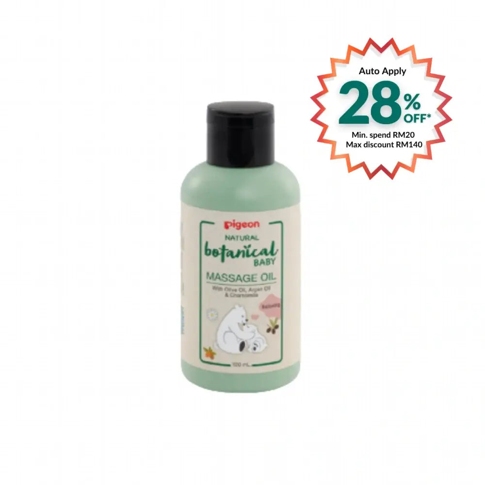 PIGEON NATURAL BOTANICAL BABY MASSAGE OIL 120ML (PG78414)