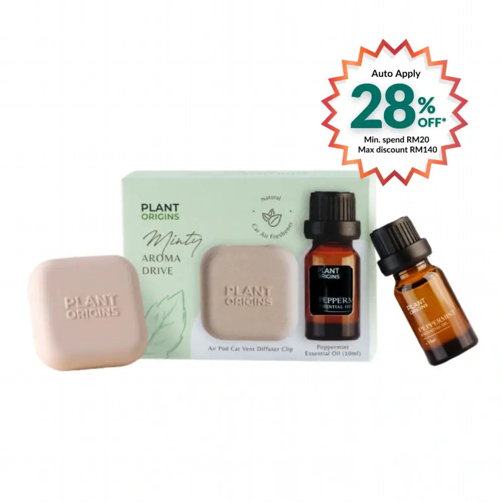 PLANT ORIGINS AROMA DRIVE MINTY PEPPERMINT
