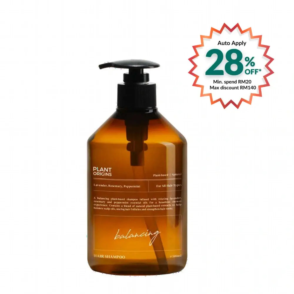 PLANT ORIGINS BALANCING HAIR SHAMPOO 500ML