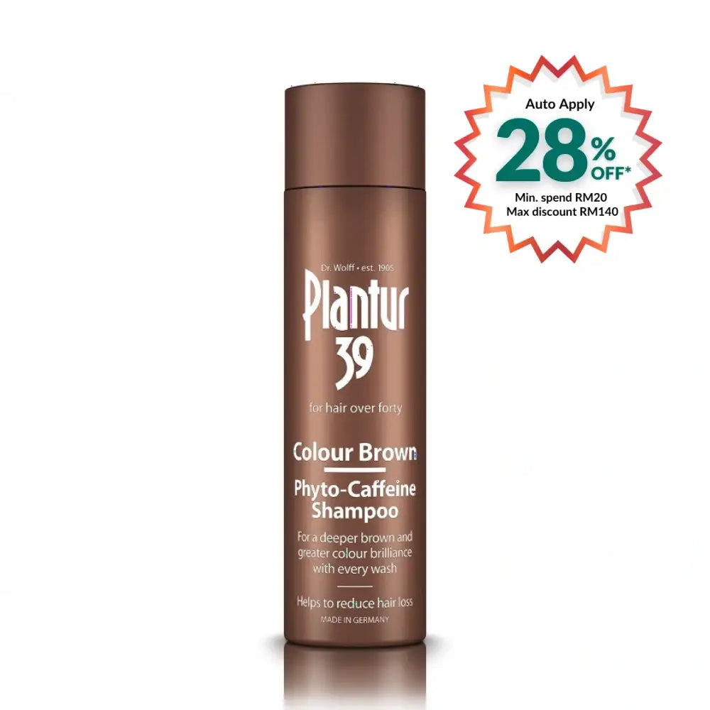 PLANTUR39 COLOUR BROWN PHYTO-CAFFEINE SHAMPOO 250ML