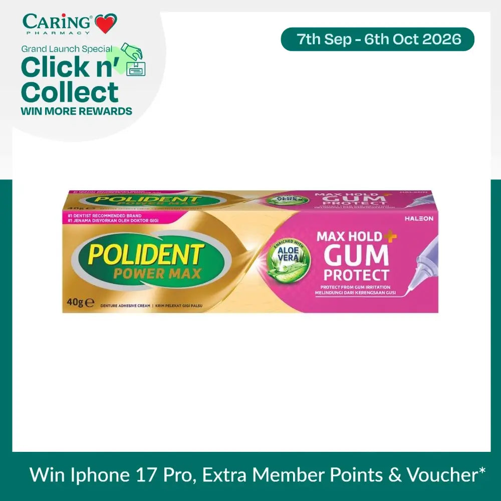 POLIDENT MAX HOLD GUM PROTECTION 40G
