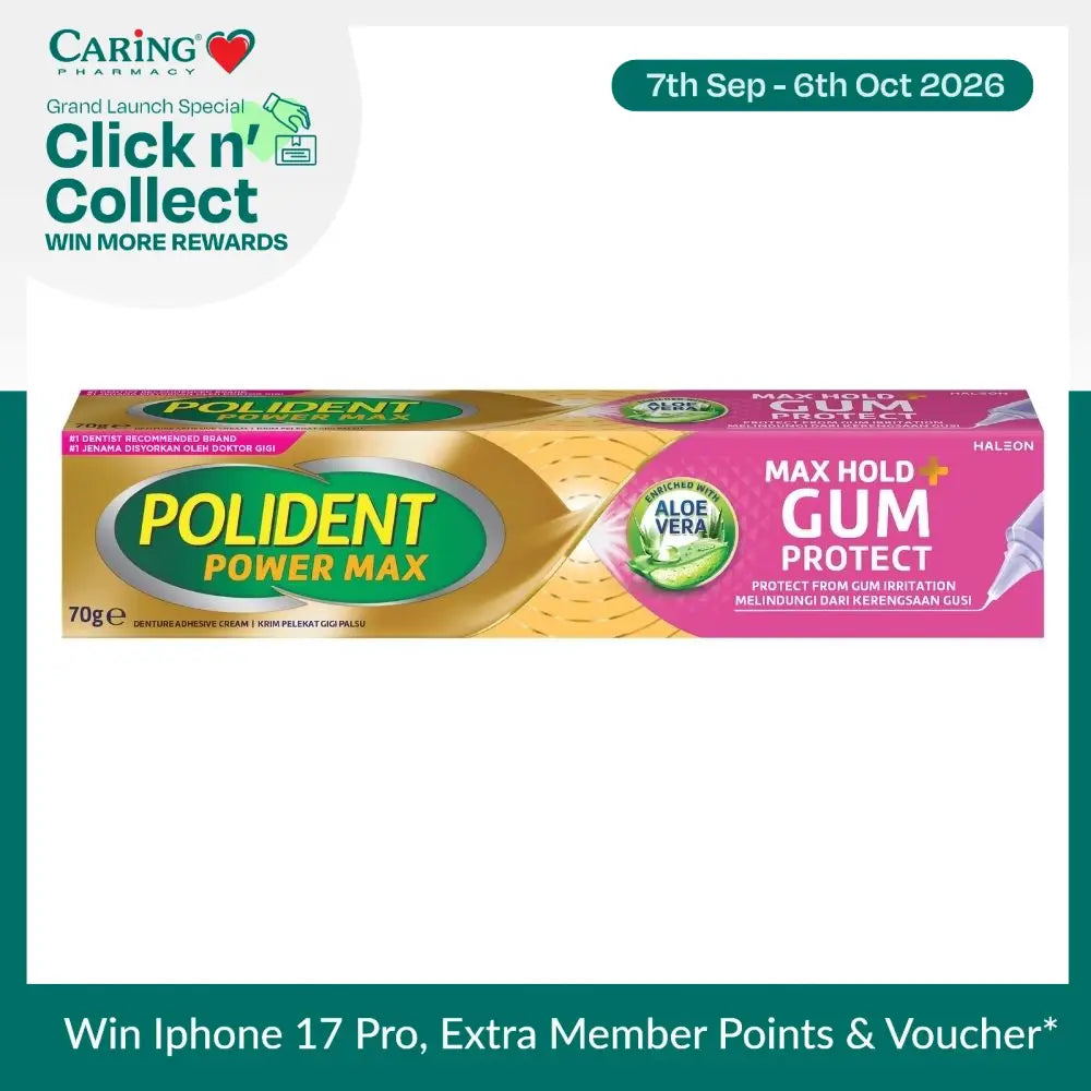 POLIDENT MAX HOLD GUM PROTECTION 70G
