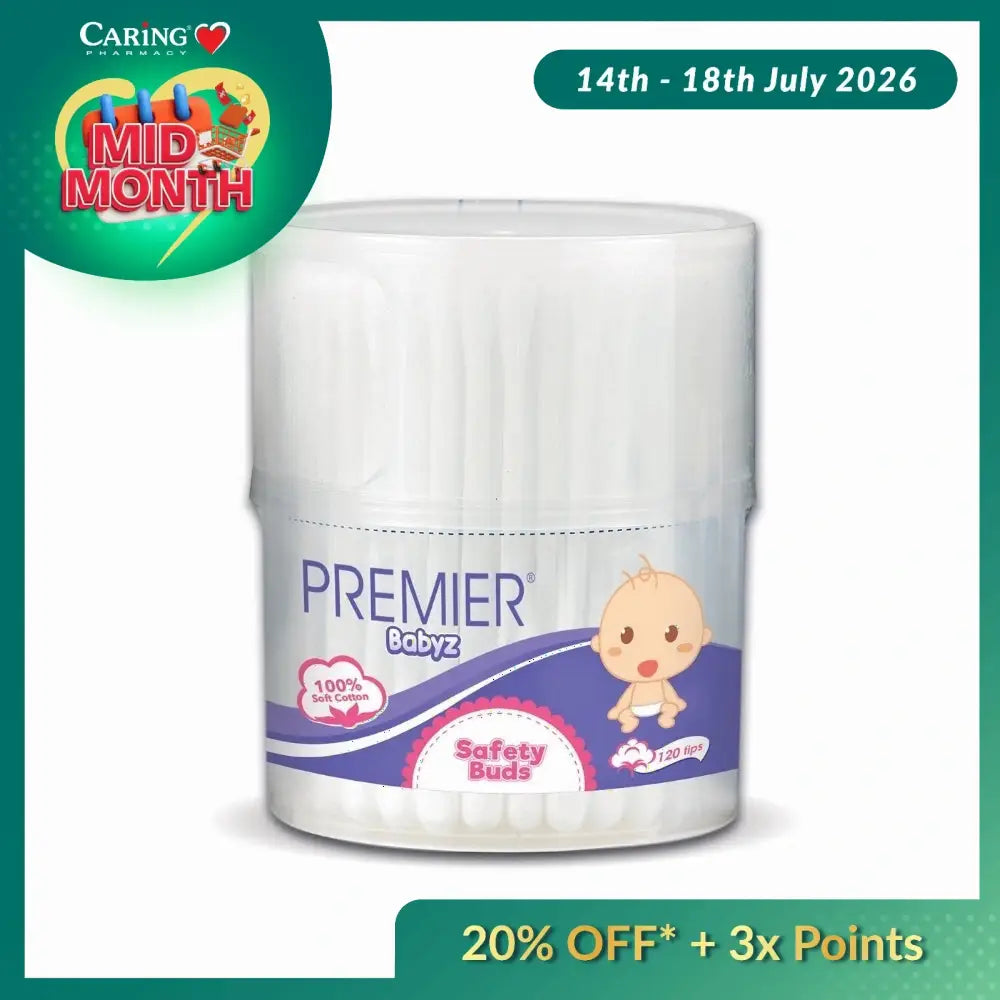 PREMIER BABY SAFETY BUDS 120 TIPS