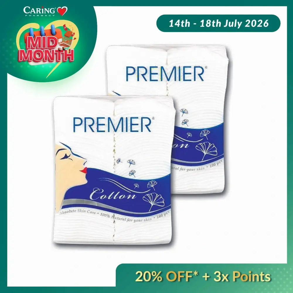 PREMIER FACIAL COTTON 100SX2