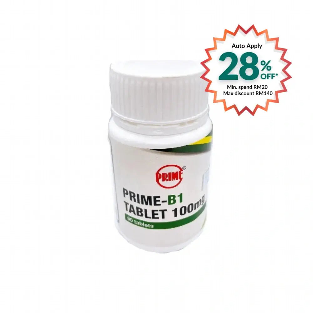 PRIME VIT B1 100MG TAB 90S