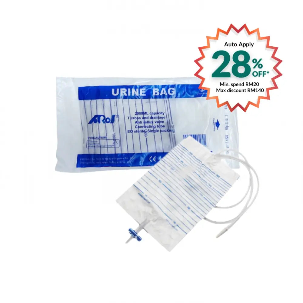 PRIMES URINE BAG 2000ML 1S