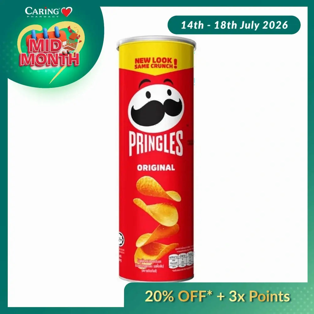 PRINGLES SNACK ORIGINAL 102G