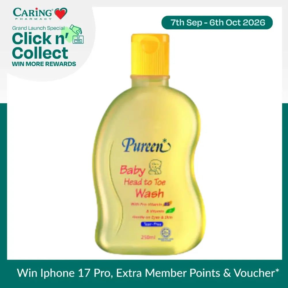 PUREEN BABY HEAD TO TOE WASH 250ML