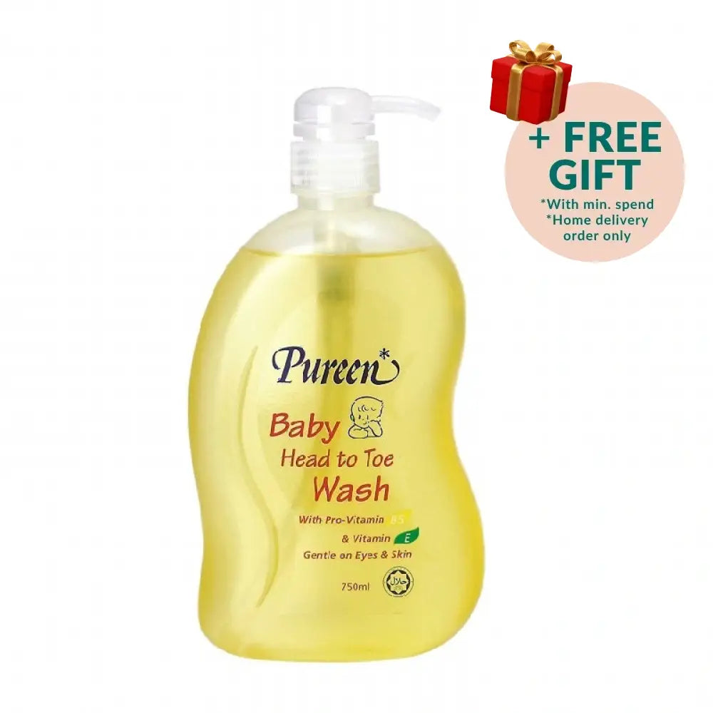 PUREEN BABY HEAD TO TOE WASH 750ML