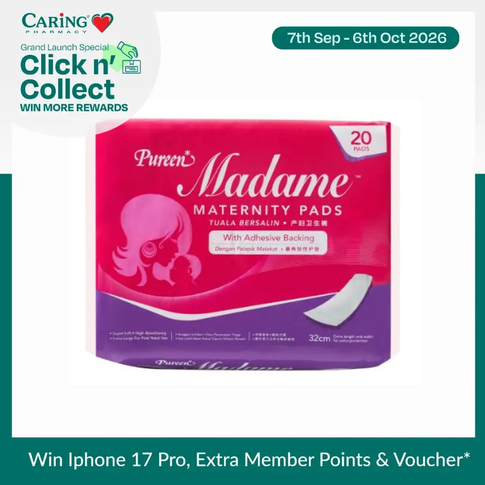 PUREEN MADAME MATERNITY PADS 20S