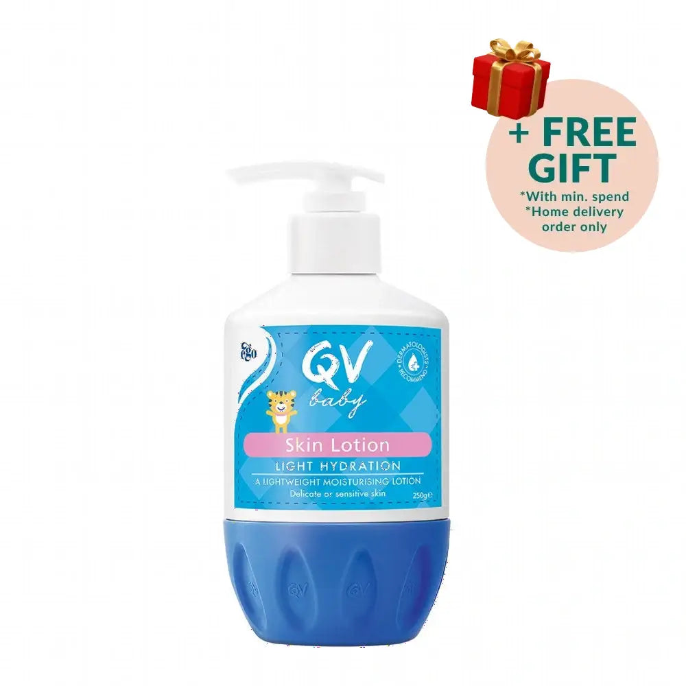 QV BABY SKIN LOTION LIGHT HYDRATION PUMP TYPE 250G