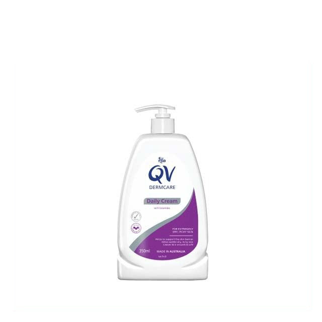 QV Dermcare Daily Cream 350ml with pump dispenser for moisturizing dry skin