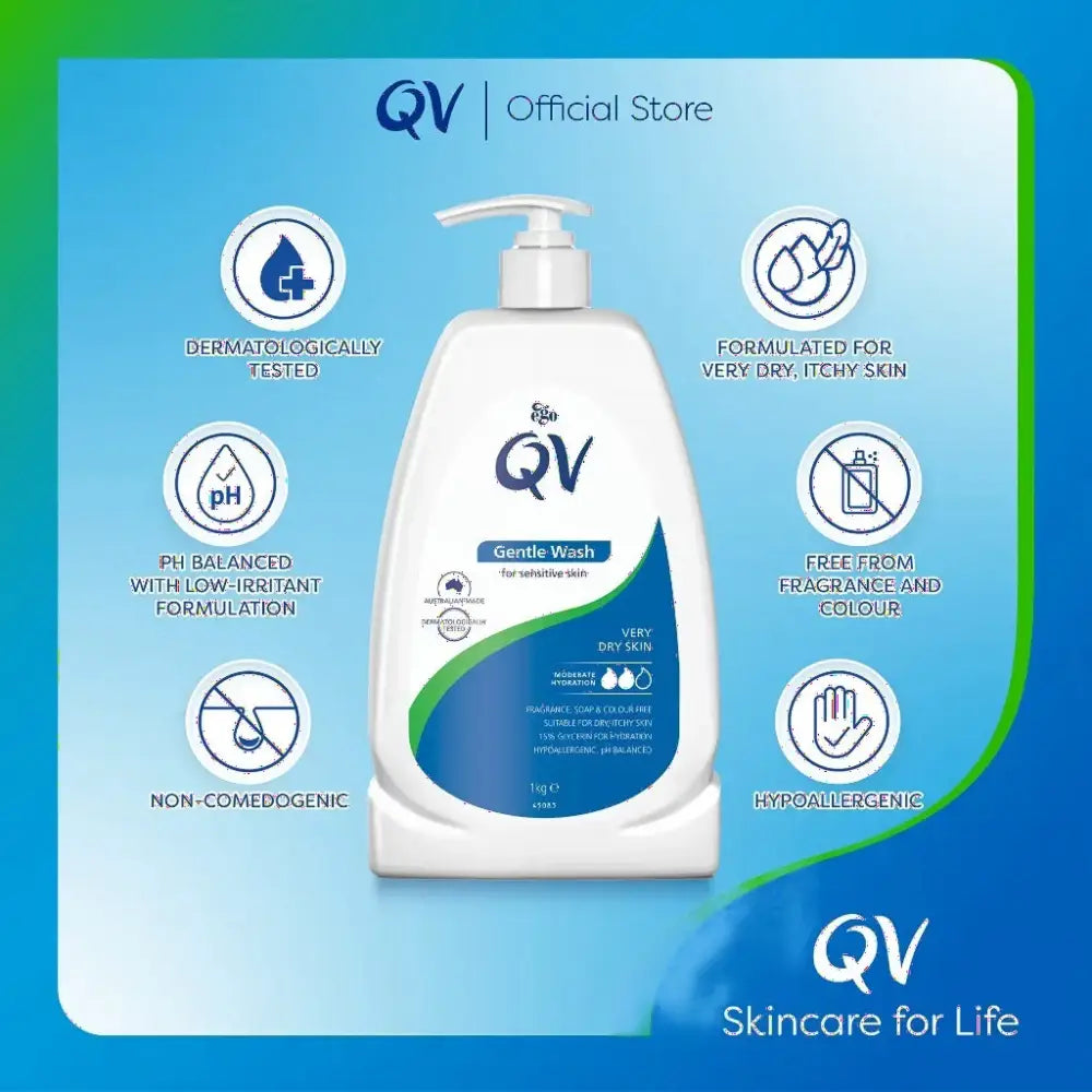 QV GENTLE WASH 1KG 2S