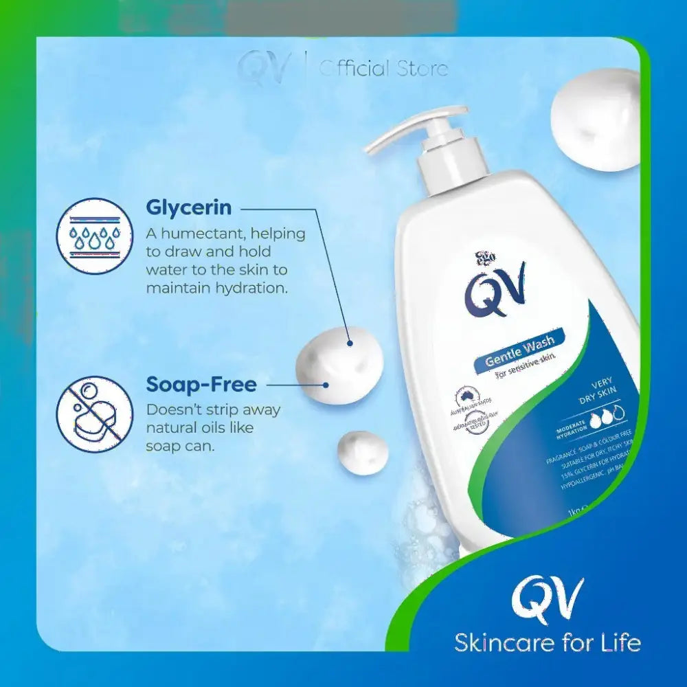 QV GENTLE WASH 1KG 2S