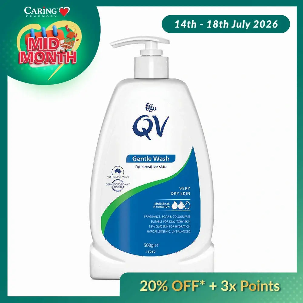 QV GENTLE WASH 500G