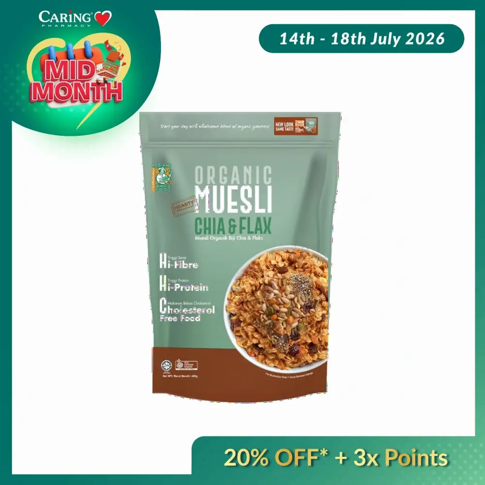 RADIANT HEARTY BREAKFAST400G (CEREAL/SEED/RAISIN)