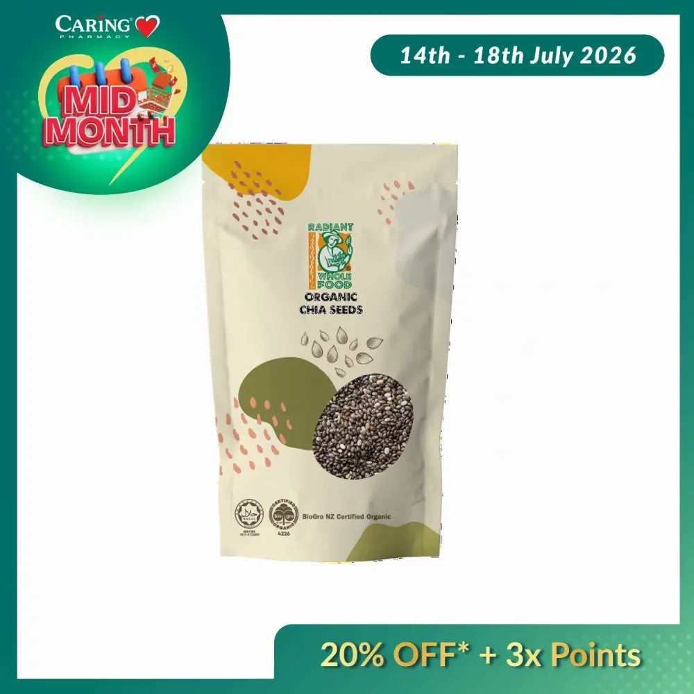 RADIANT ORGANIC CHIA SEED 200G