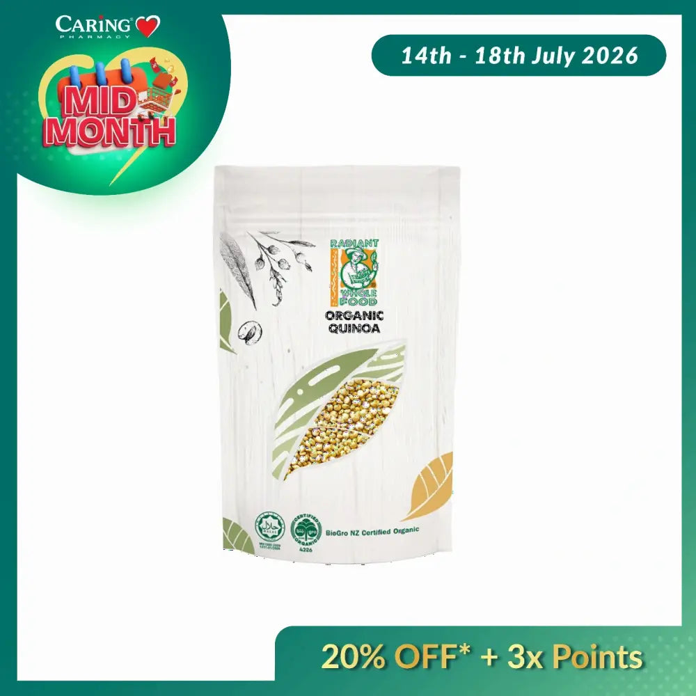RADIANT ORGANIC QUINOA 500G