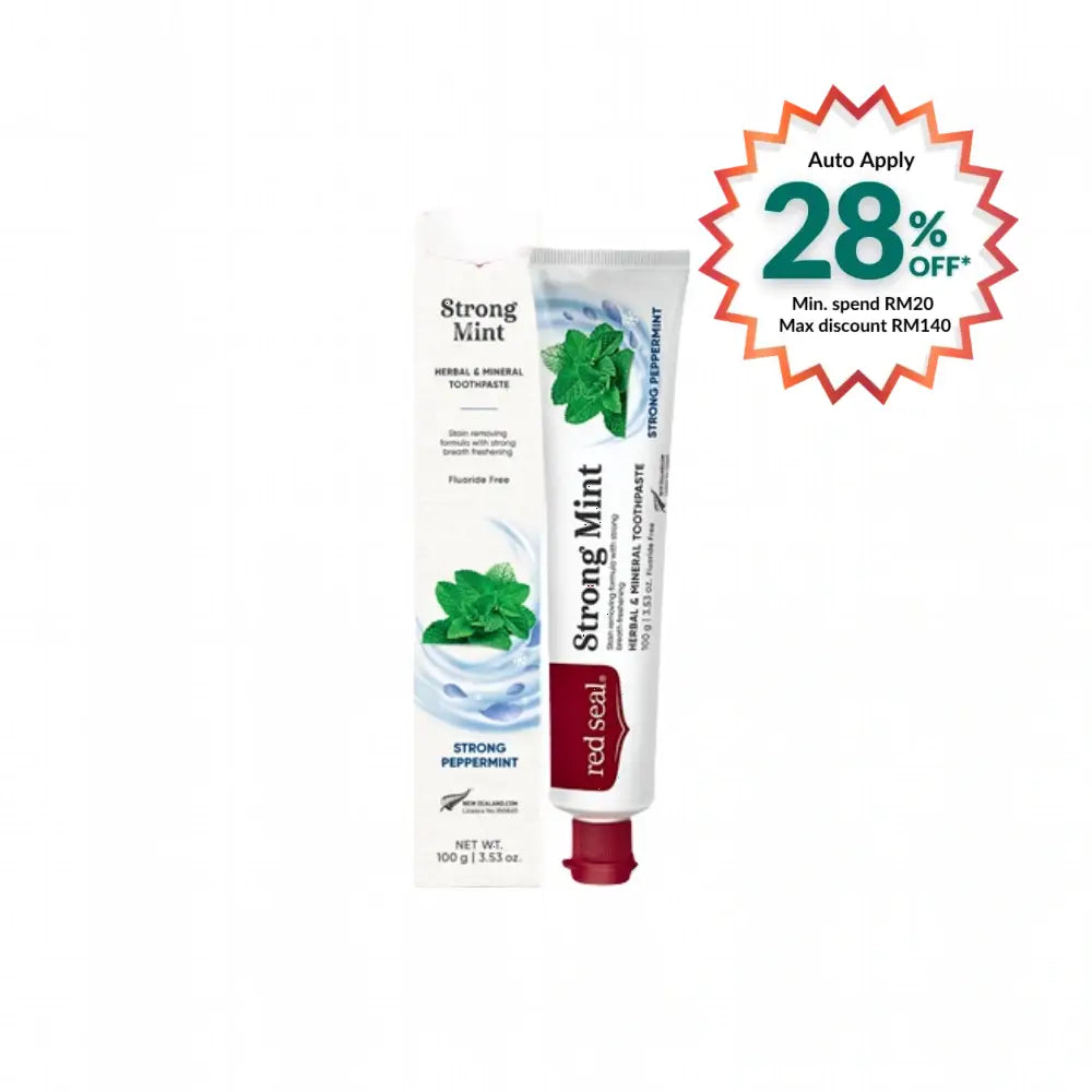 RED SEAL TOOTH PASTE STRONG MINT 100G