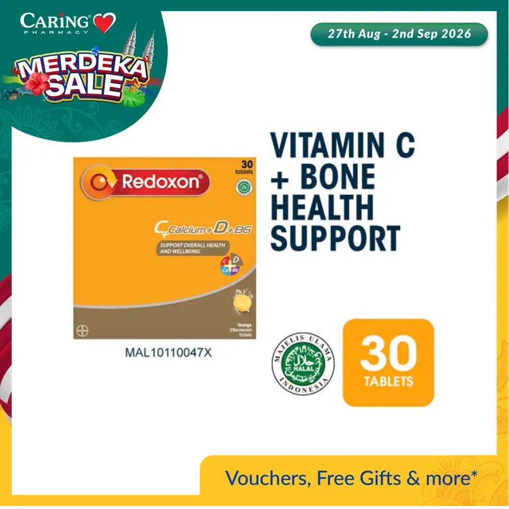 Redoxon Effervescent C +Calcium D3 +B6 10Sx3