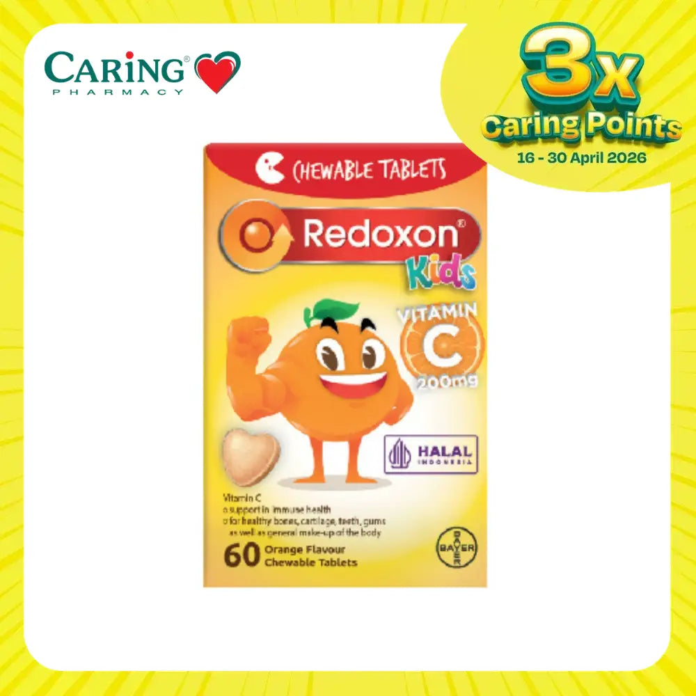 Redoxon Kids Plain C Chewable Tab 60S