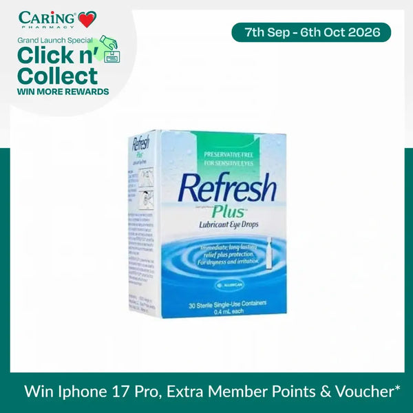 REFRESH PLUS EYE DROP 30S