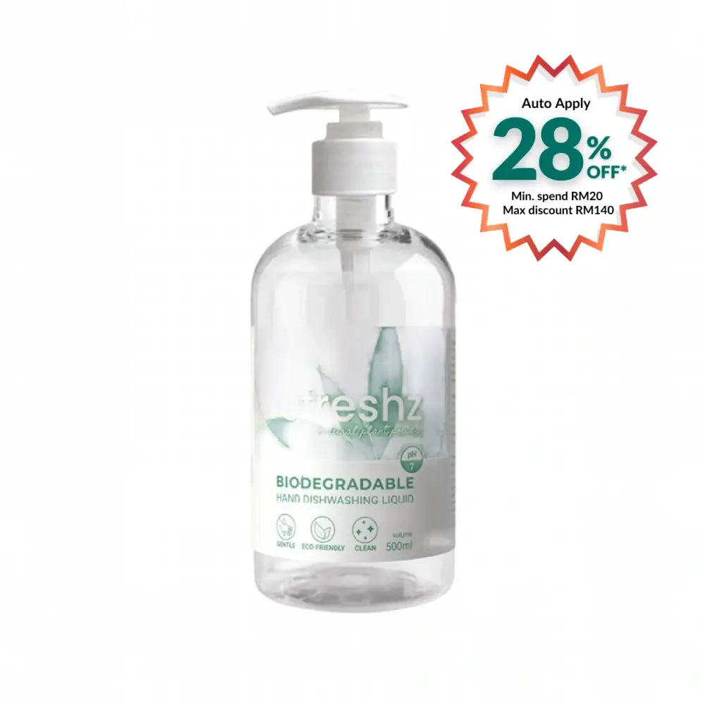 REFRESHZ BIODEGRADABLE HAND DISHWASHING LIQUID 500ML