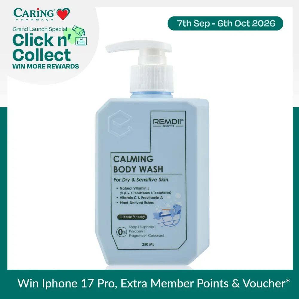 REMDII CALMING BODY WASH 250ML