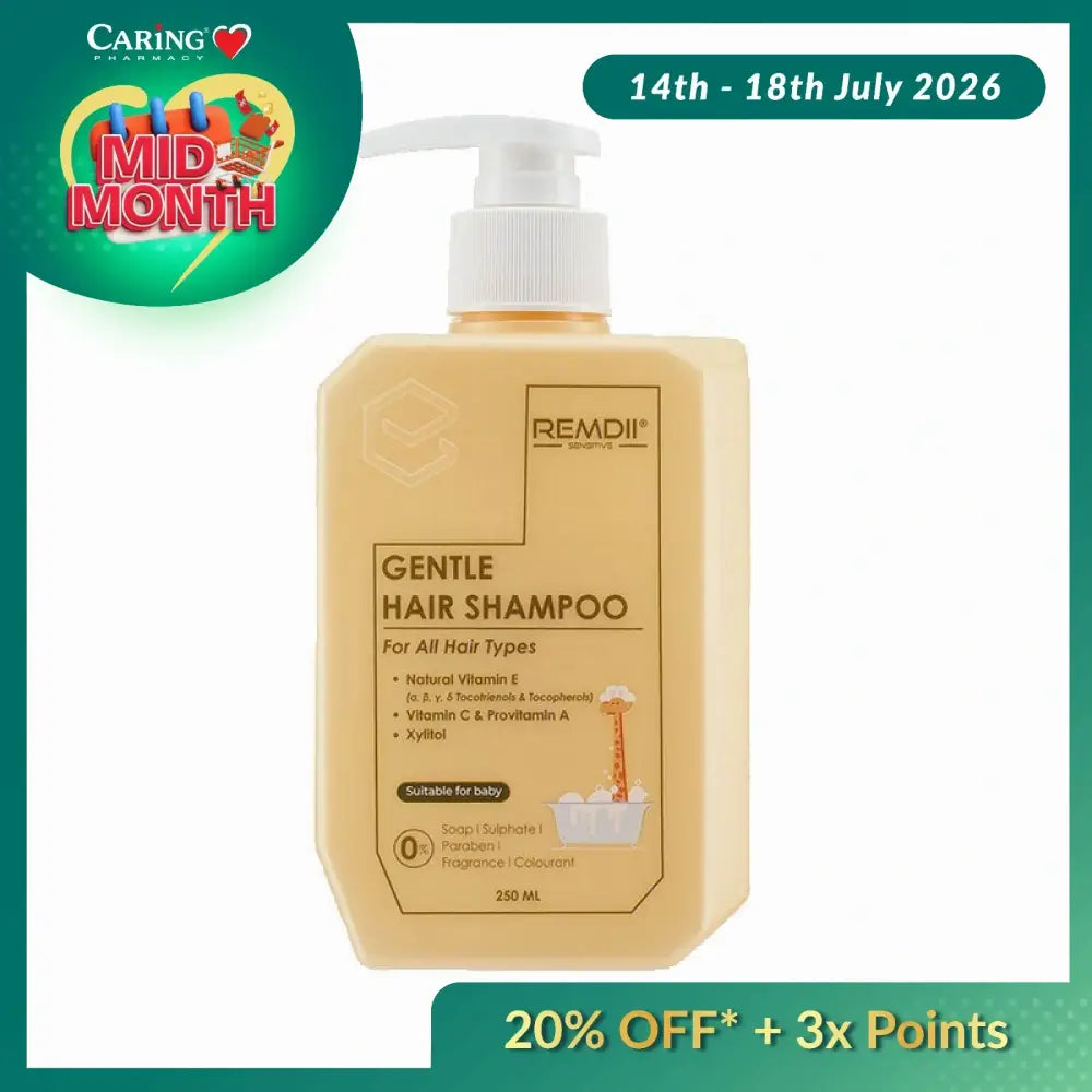 REMDII GENTLE HAIR SHAMPOO 250ML