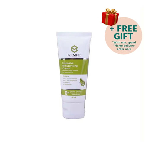 REMDII Intensive Moisturising Cream in a 50ml tube for deep hydration and skin nourishment