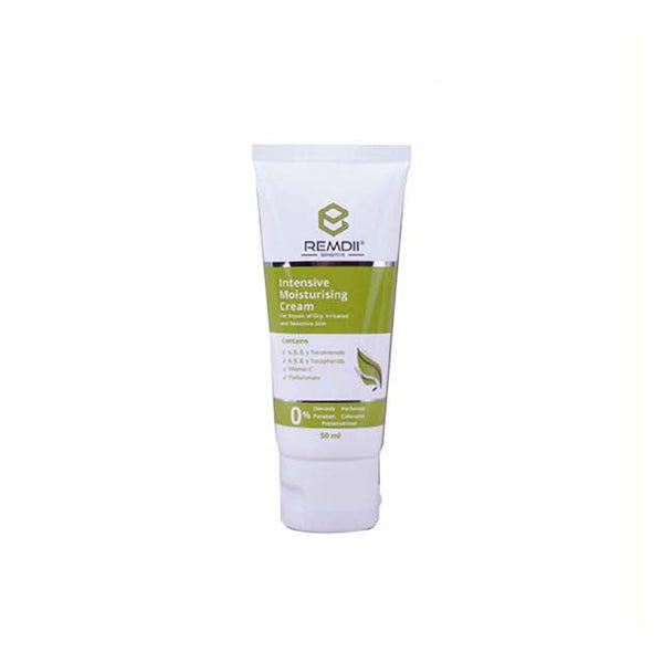 REMDII Intensive Moisturising Cream in a 50ml tube for deep hydration and skin nourishment