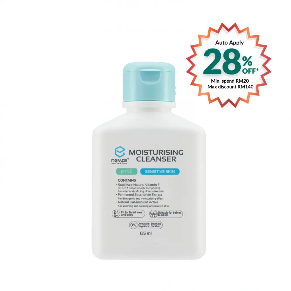 REMDII MOISTURISING CLEANSER 135ML