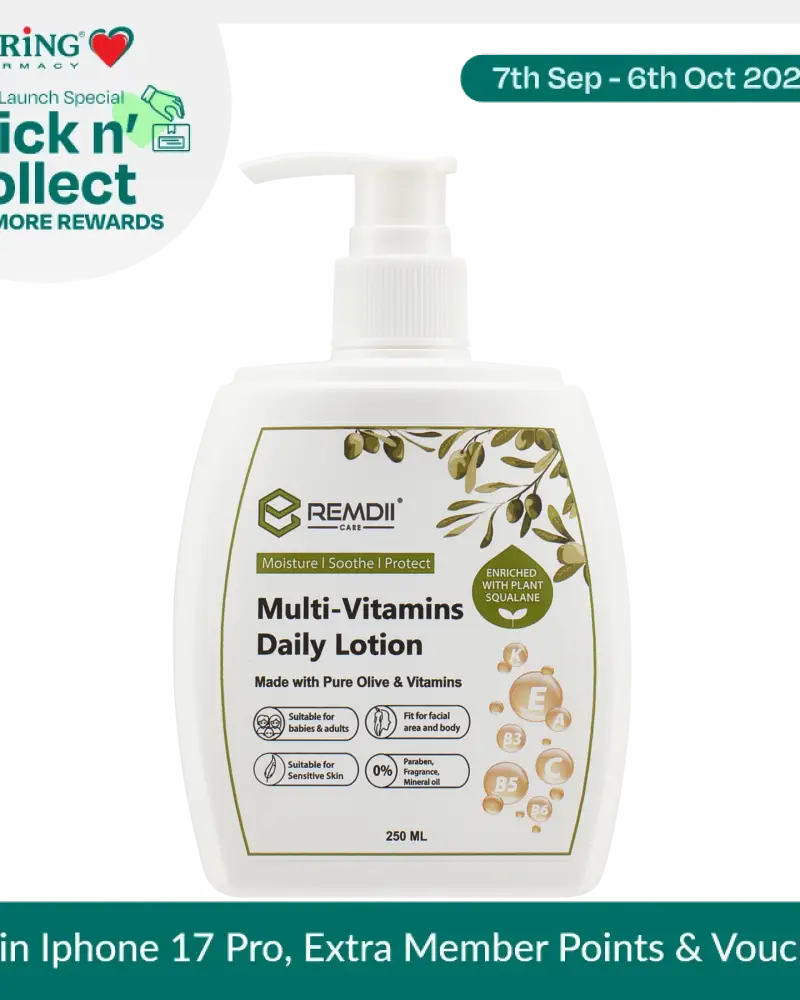 REMDII MULTIVITAMINS DAILY LOTION 250ML