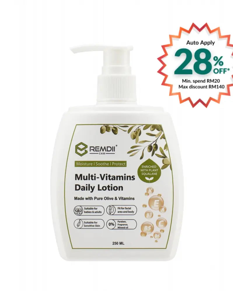 REMDII MULTIVITAMINS DAILY LOTION 250ML