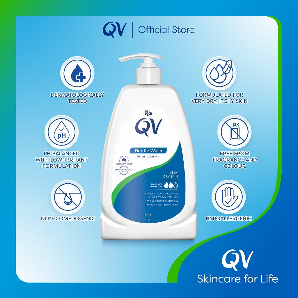 QV GENTLE WASH 1KG 2S