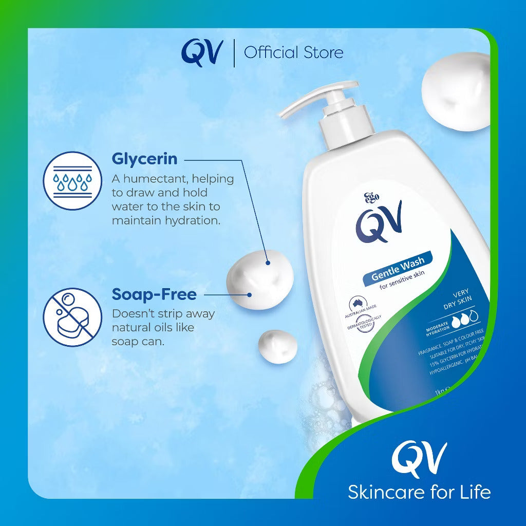 QV GENTLE WASH 1KG 2S
