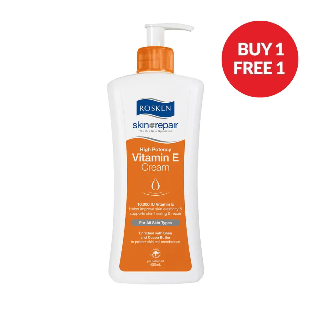 ROSKEN HIGH POTENCY VITAMIN E CREAM 400ML